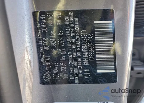 2022 Hyundai Elantra N Line from USA, damaged, VIN KMHLR4AF8NU324919